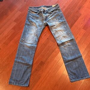 Classic Straight-Leg Denim Jeans